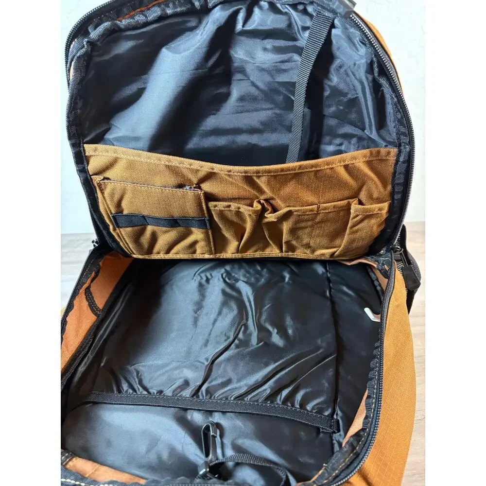 New! Carhartt Cargo Series 20L Daypack 3 Can Cooler Backpack Brown CB0369